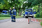 Die Seilwinde des Gerätekraftwagen wurde zur Hilfe genommen.