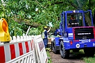 Auch der Radlader des Ortsverbandes wurde benötigt.